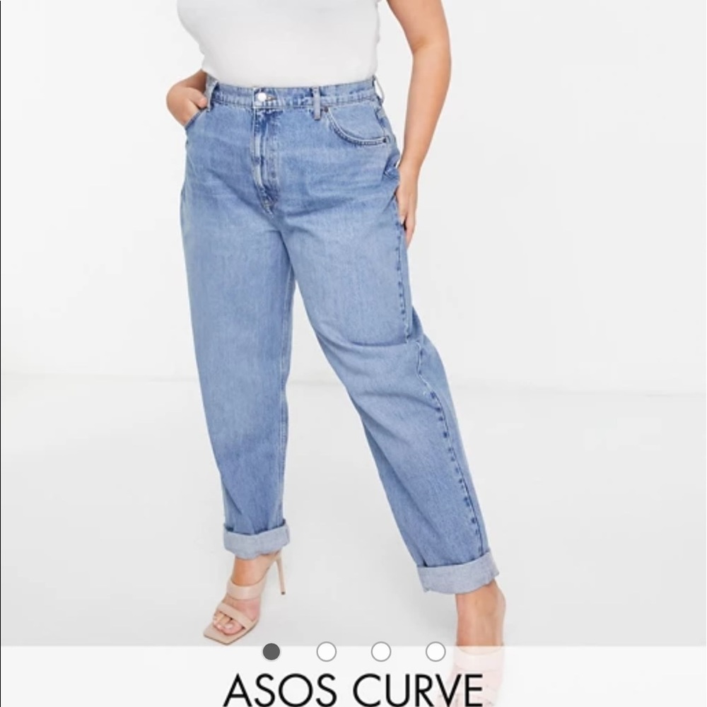 ASOS curve “mom jeans”